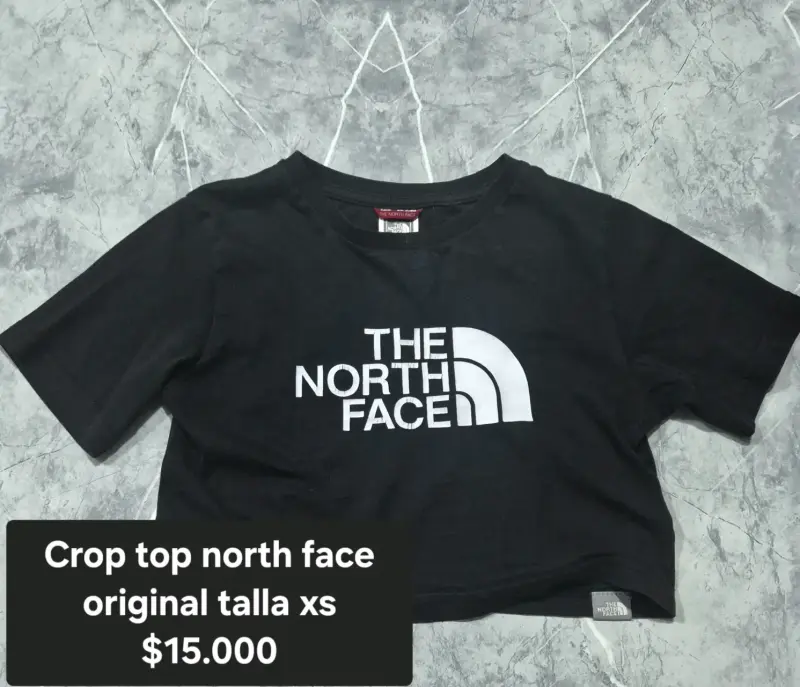 Crop top The North Face negro