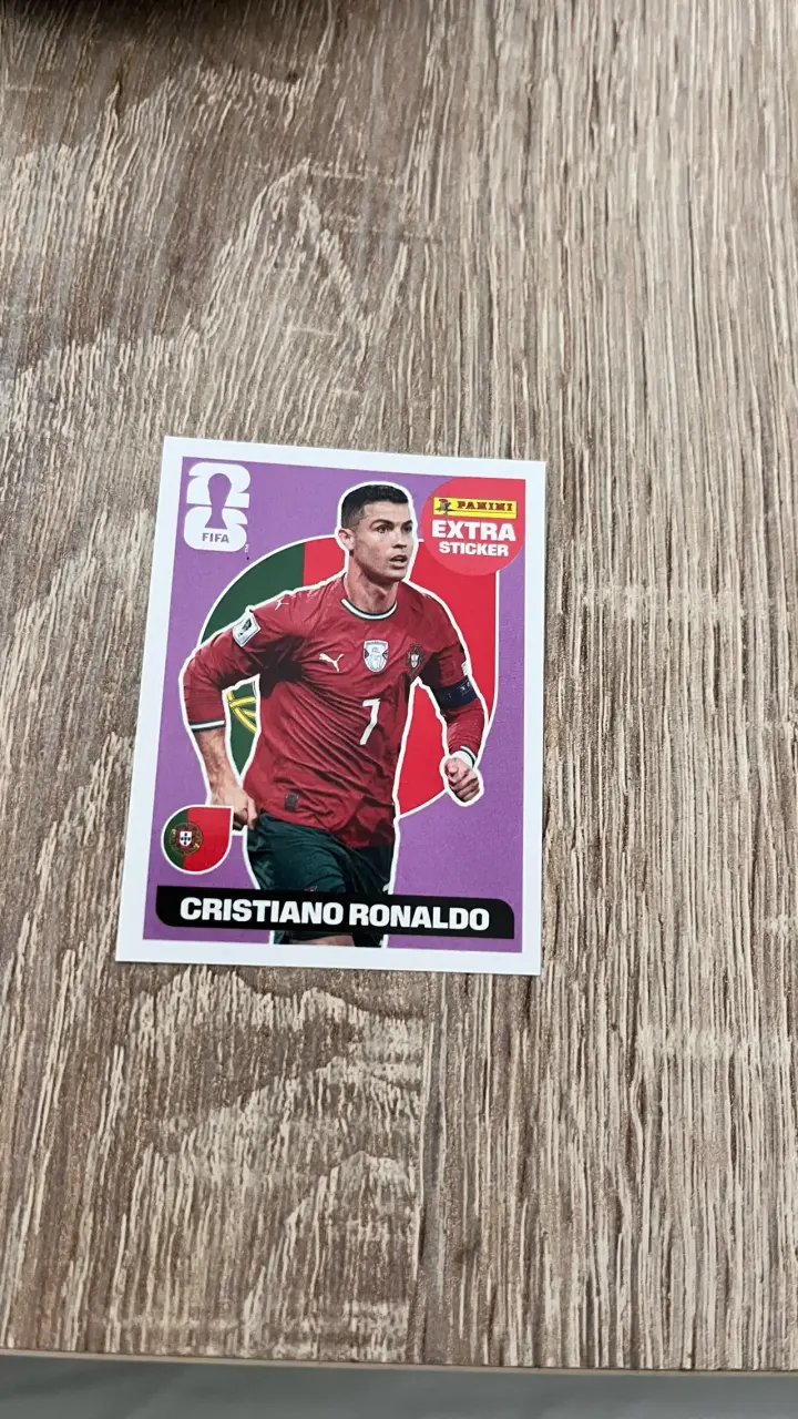 Lámina extra Panini Cristiano Ronaldo
