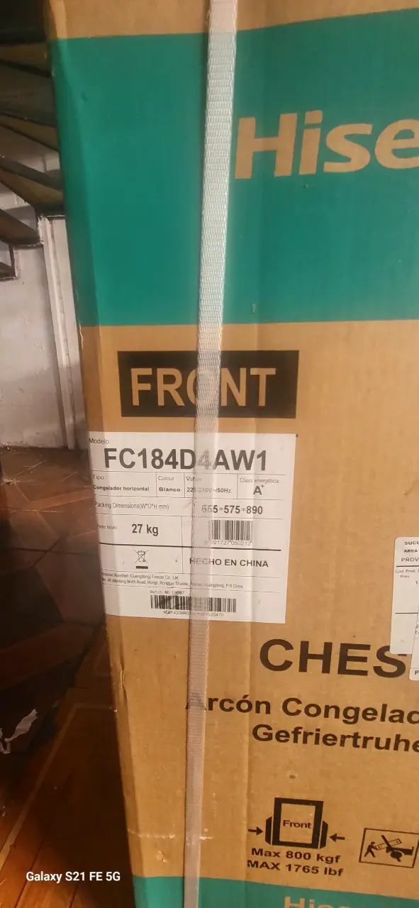 Congelador Hisense nuevo - 6