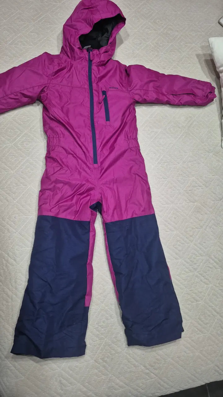 Enterito de nieve morado para niños