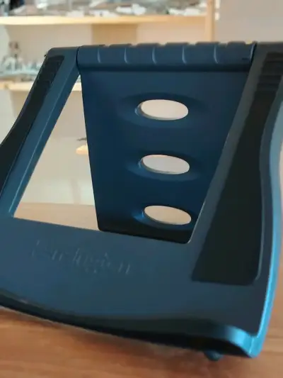 Banco plegable compacto negro - miniatura 2