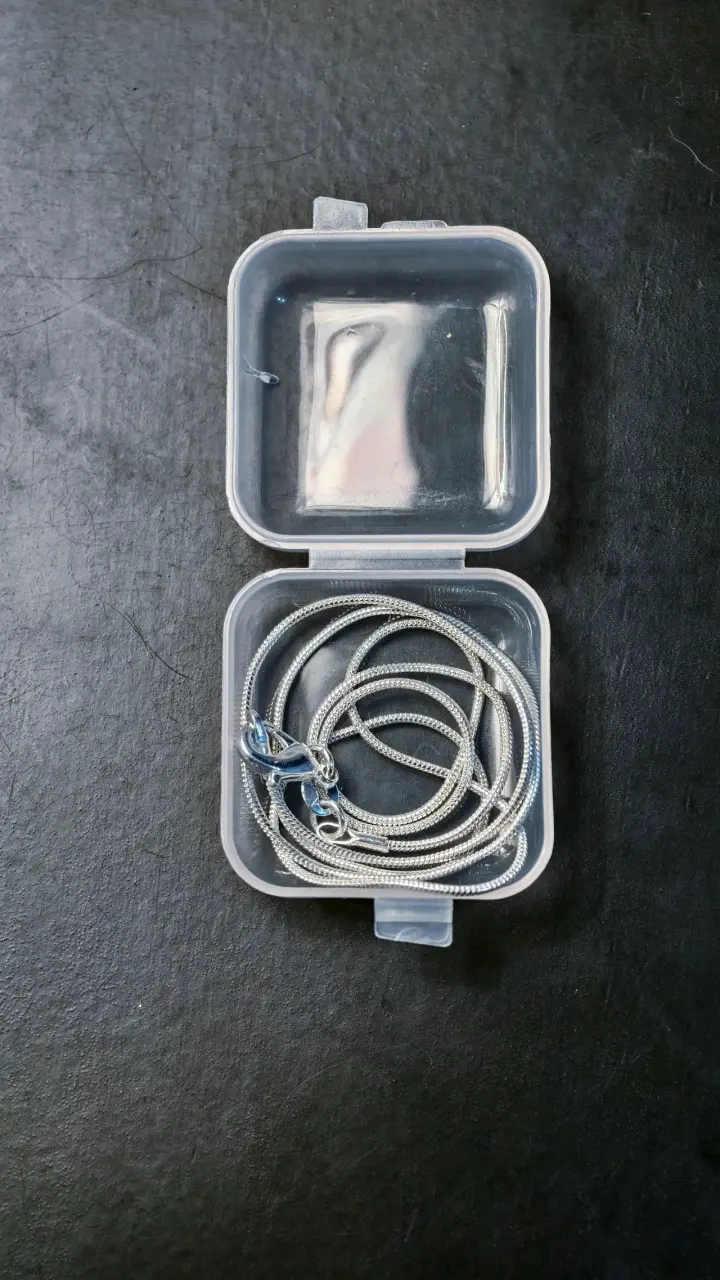 Cadena bañada en plata 925 - 1