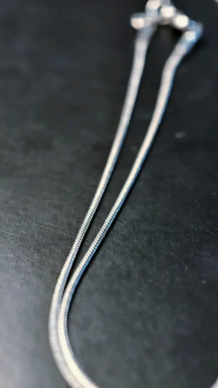 Cadena bañada en plata 925 - 2