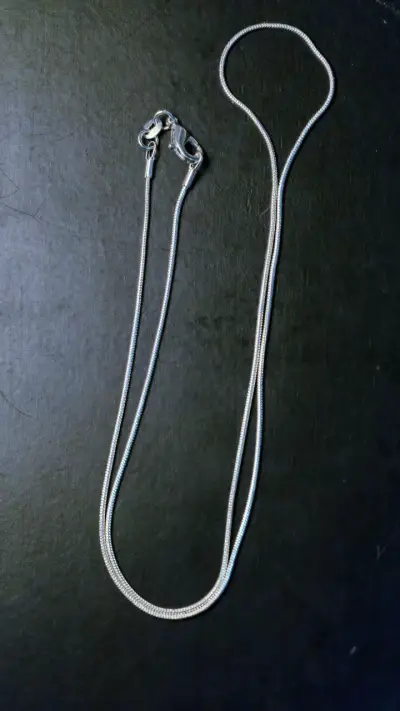 Cadena bañada en plata 925 - miniatura 4