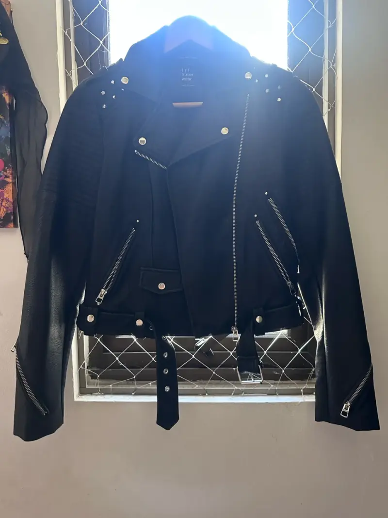 Chaqueta de cuero estilo rockero - 3