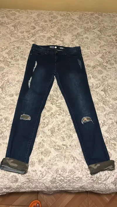 Polera azul Levi's manga larga - miniatura 5