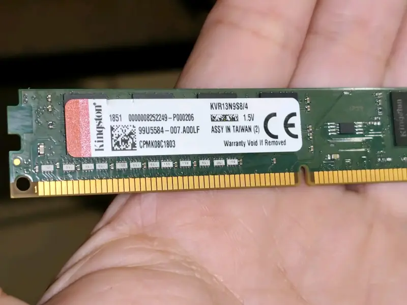 Memoria Ram Kingston 4GB DDR3 - 1