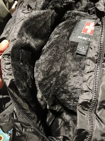 Chaqueta negra Swisstech - miniatura 3