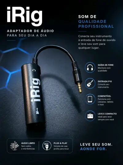 Adaptador de Audio iRig compacto - miniatura 1