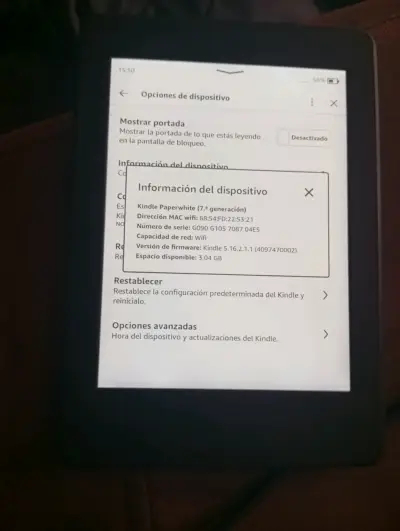 Kindle Paperwhite 7ma Gen (300 Ppp + Luz) + Cable - miniatura 2