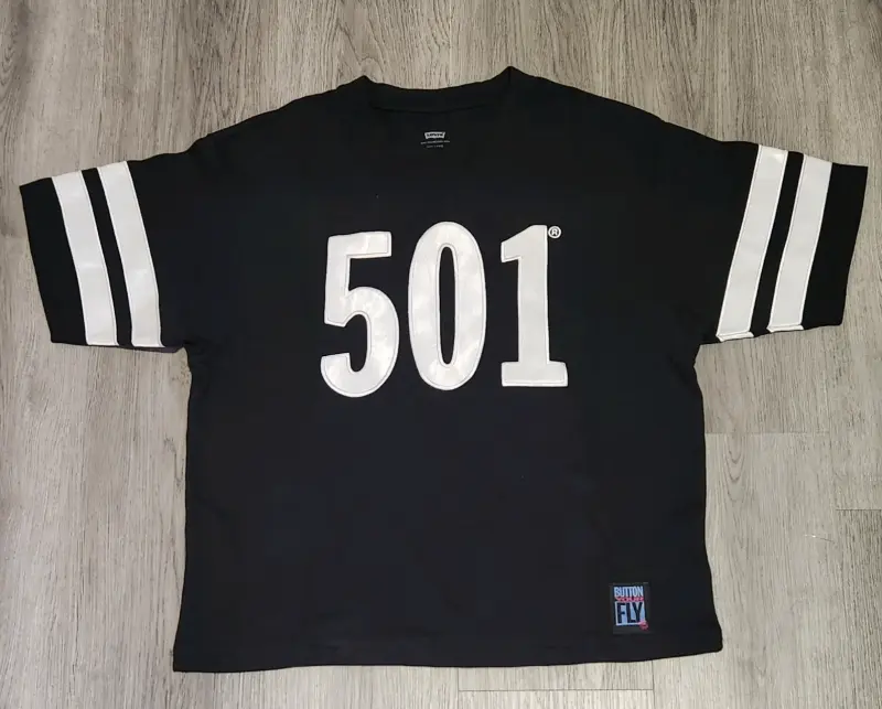 Polera Levi's 501 crop talla s - 1