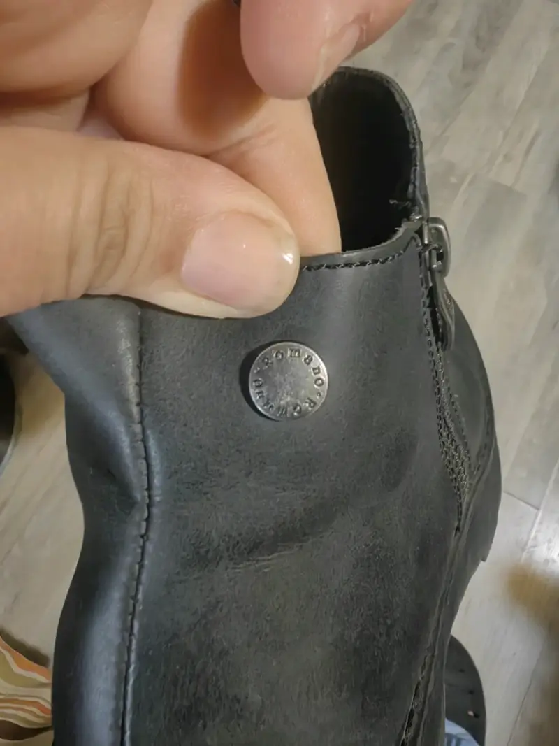 Botines de cuero negro - 2