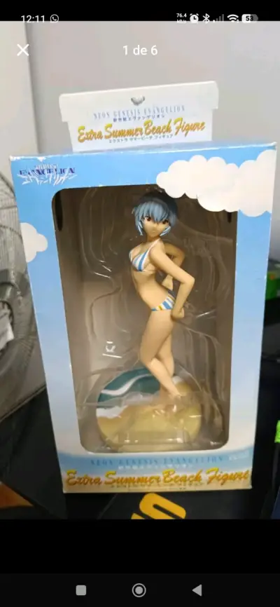 Figura Rei Ayanami Evangelion - miniatura 1