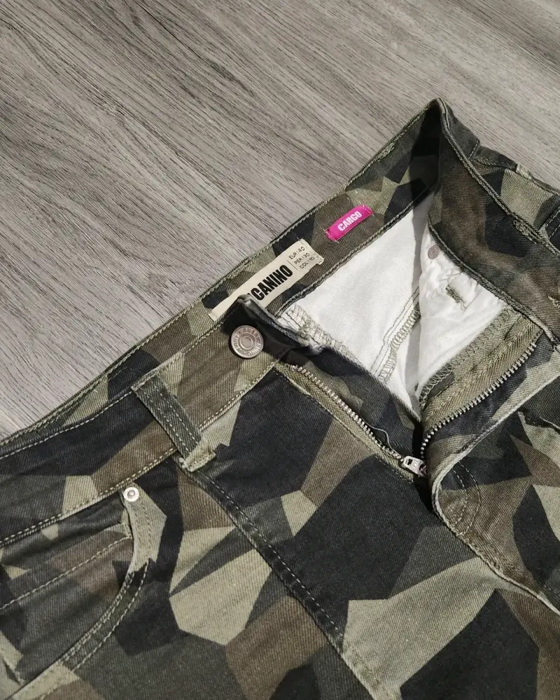 Pantalon Americanino cargo estampado militar - 4