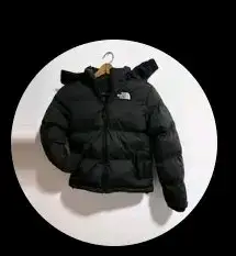 Chaqueta acolchada negra North Face - miniatura 1