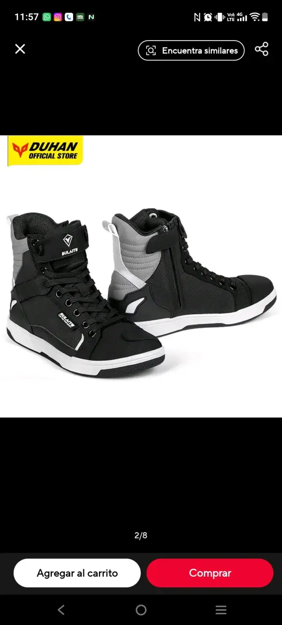 Botines de hombre para moto - 4