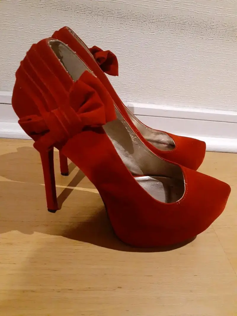 Tacones. de gamuza - 5
