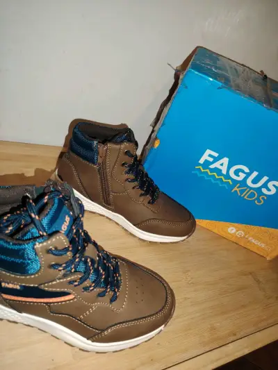 Botines Fagus café con azul nro 32 - miniatura 2