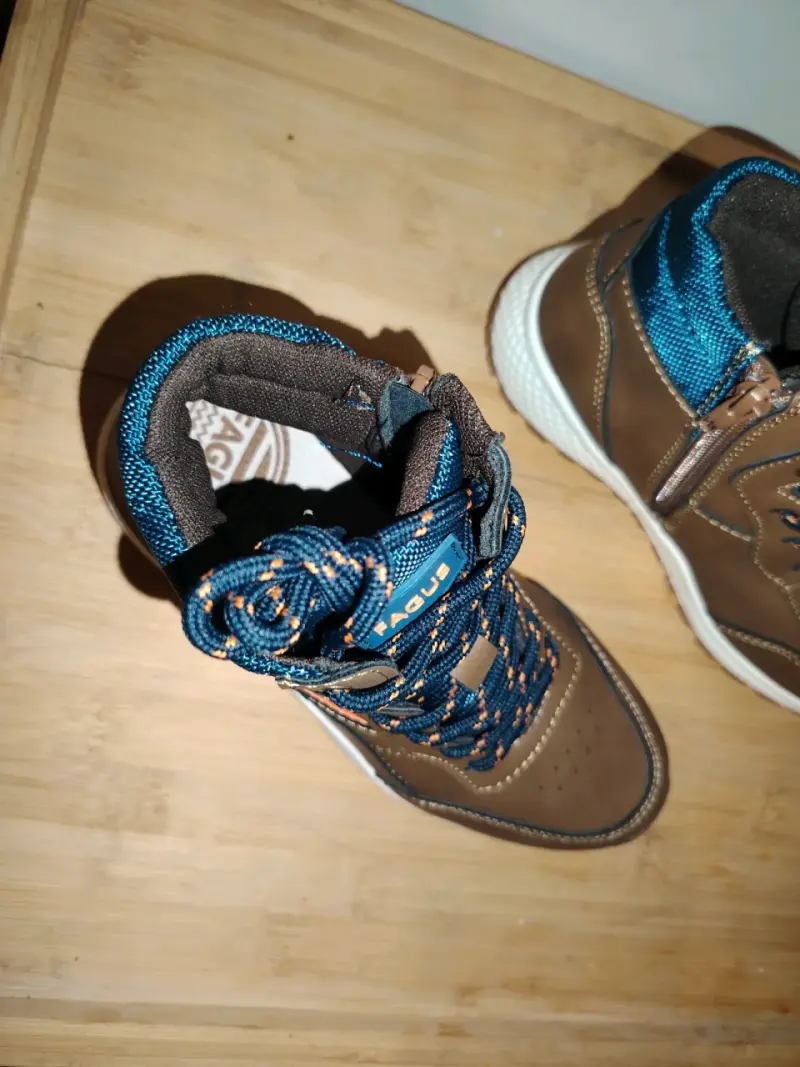 Botines Fagus café con azul nro 32 - 3