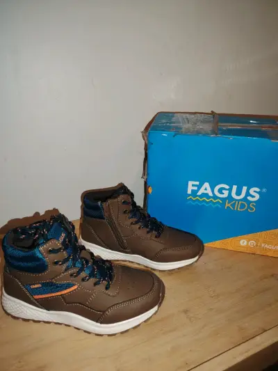 Botines Fagus café con azul nro 32 - miniatura 5