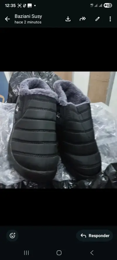 Zapatos abrigados negros - miniatura 1
