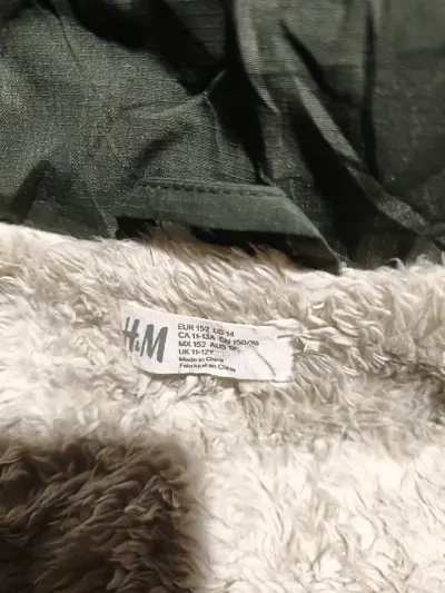 Abrigo de peluche H&M verde - miniatura 1