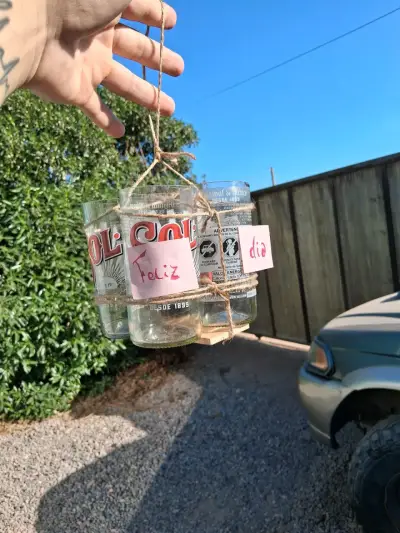 Vasos Sol y botella Budweiser - miniatura 3