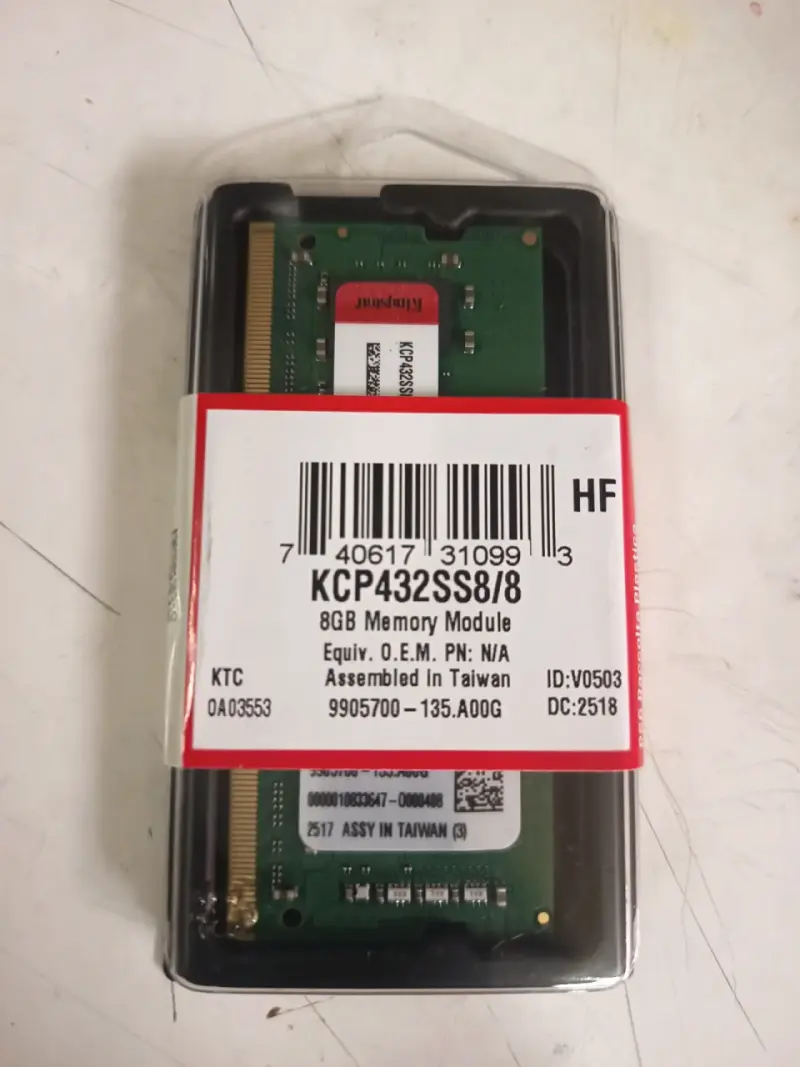 Módulo de memoria 8GB Kingston - 1