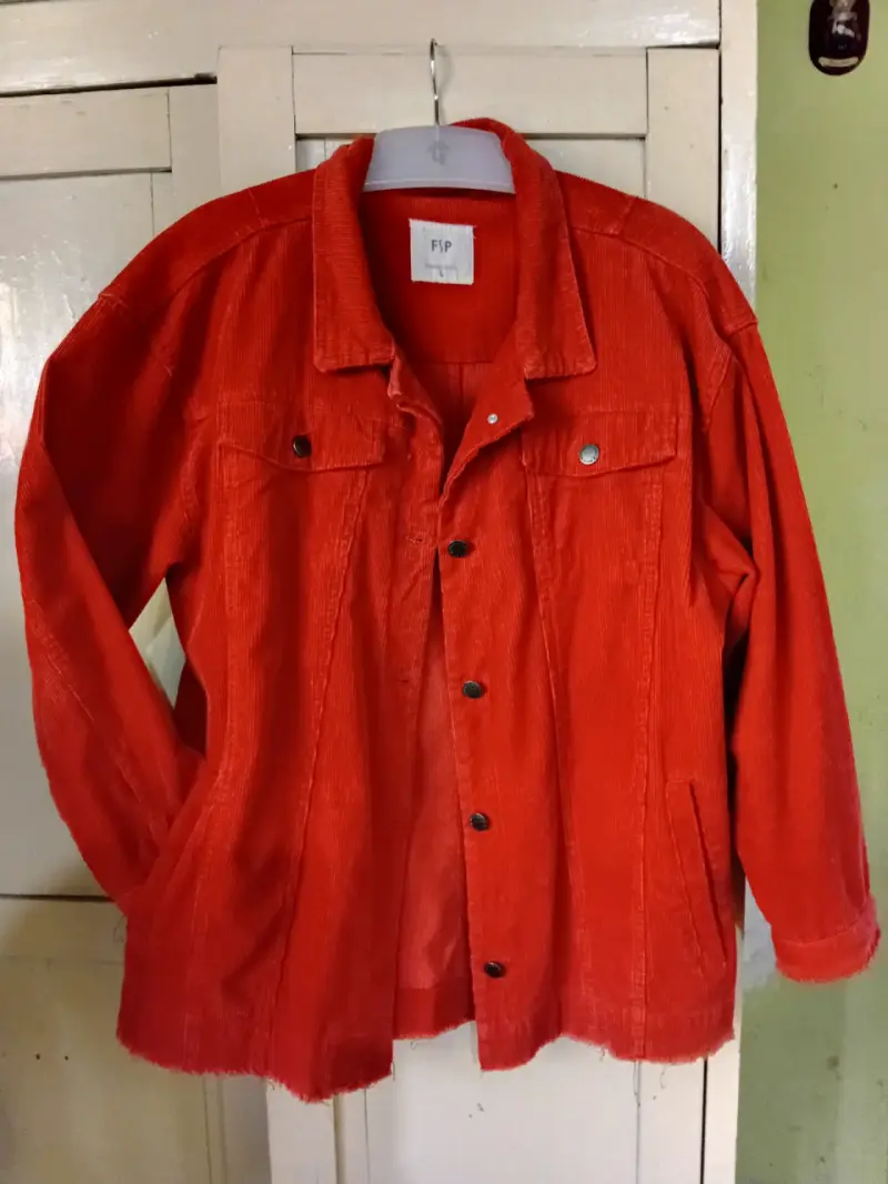 Chaqueta oversize naranja - 1