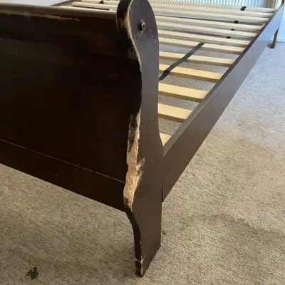 Cama de madera 2 plazas - miniatura 3
