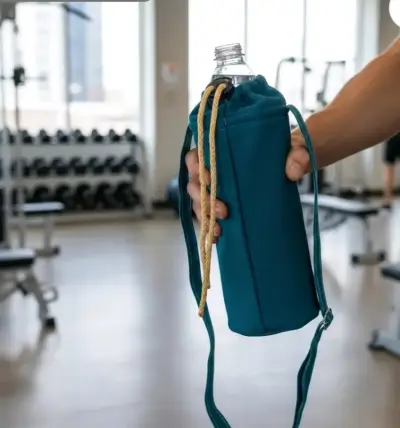 Bolso portabotellas azul - miniatura 4