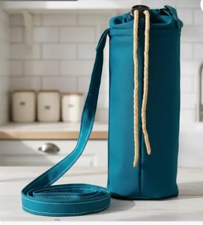 Bolso portabotellas azul - miniatura 5