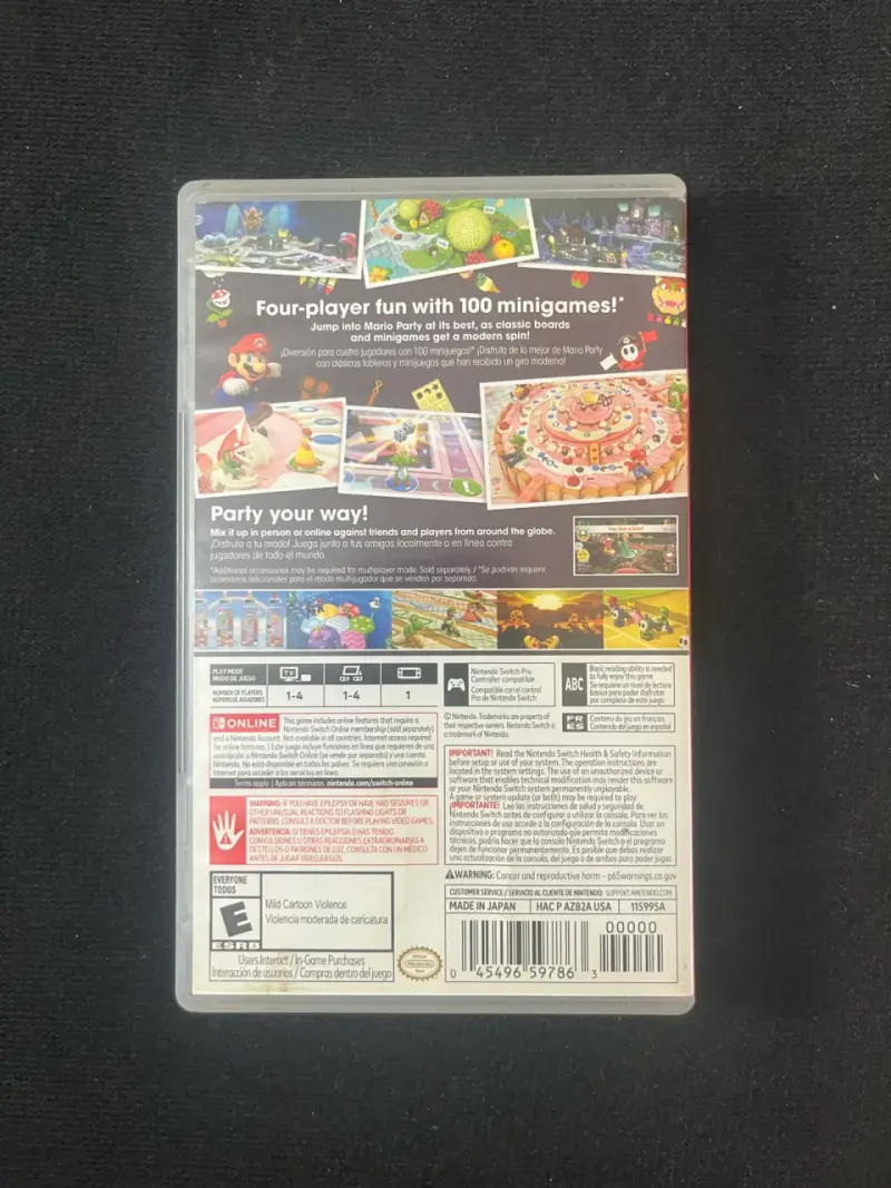 🎮 Lote 2 juegos Nintendo Switch – Mario Party - 5