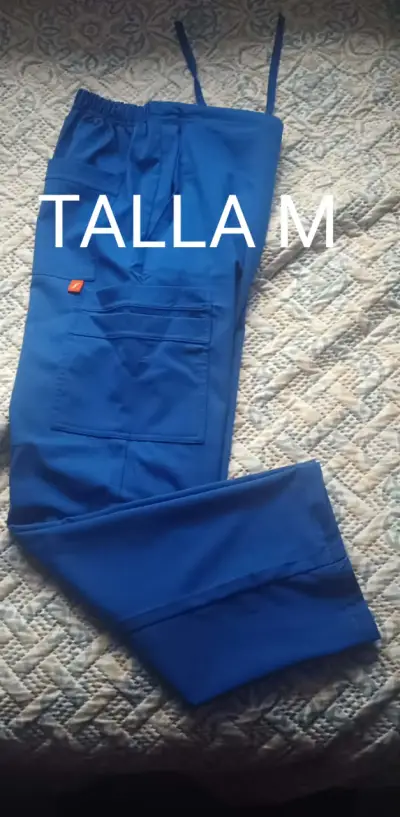 Delantal clínico azul Talla M - miniatura 3