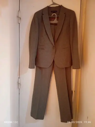 Traje sastre formal gris - miniatura 5