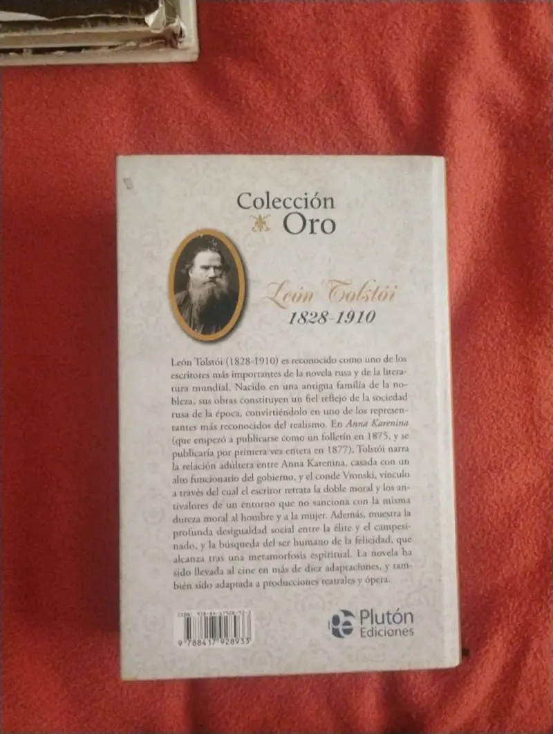 Libro Anna Karenina de Tolstói original - 3