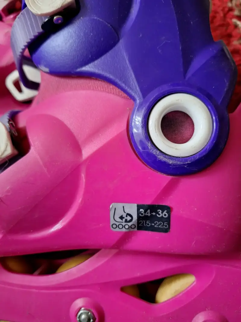 Patines rosa morado Oxelo - 5
