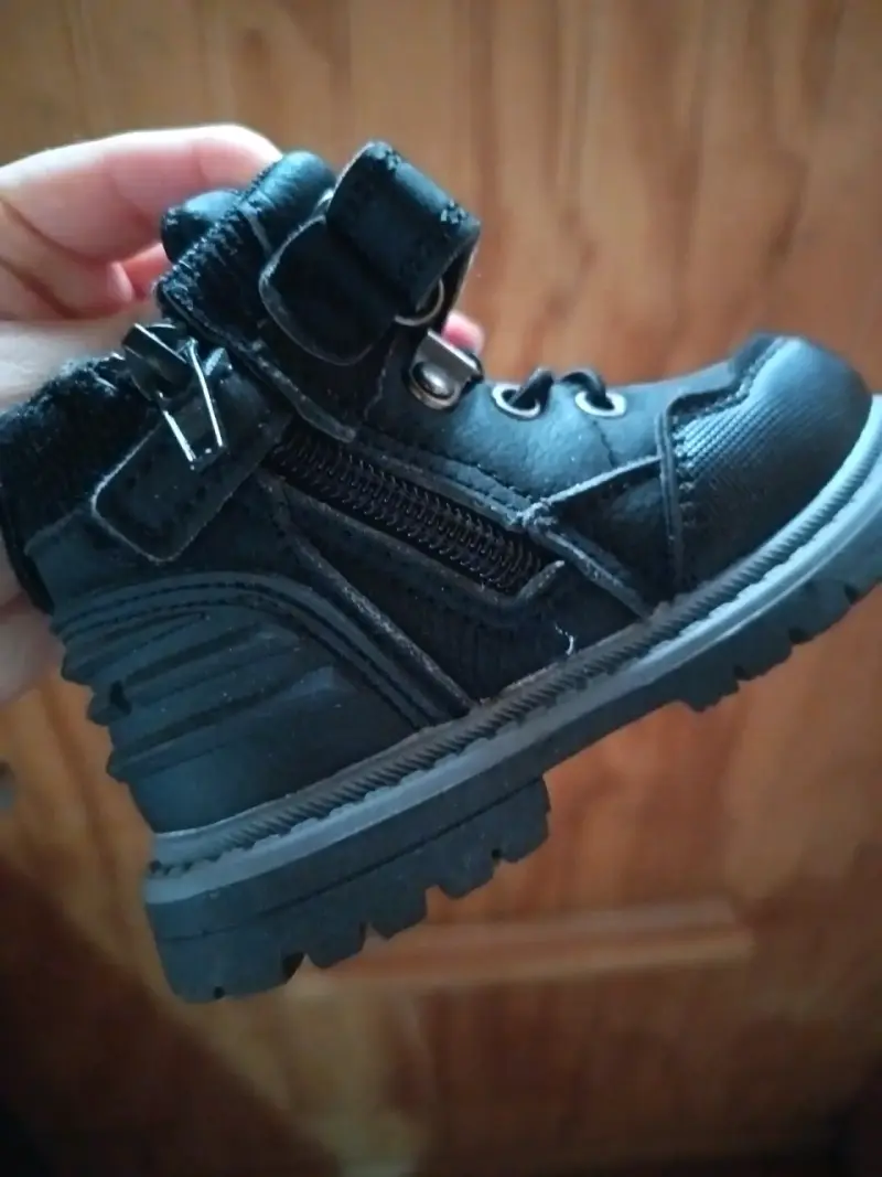 Botas infantiles negras de invierno - 4