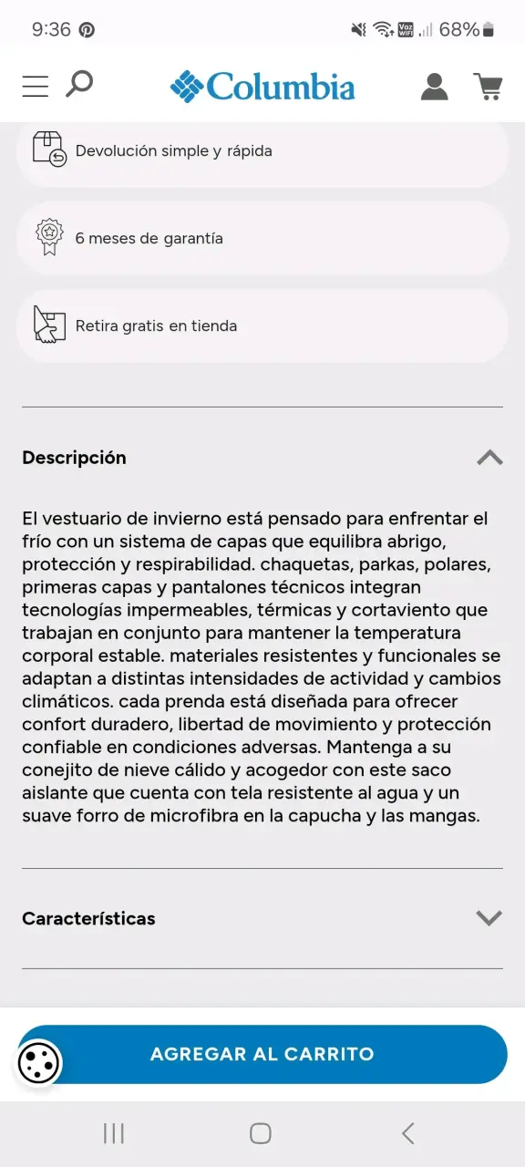 Buzo para bebé azul Columbia - 3