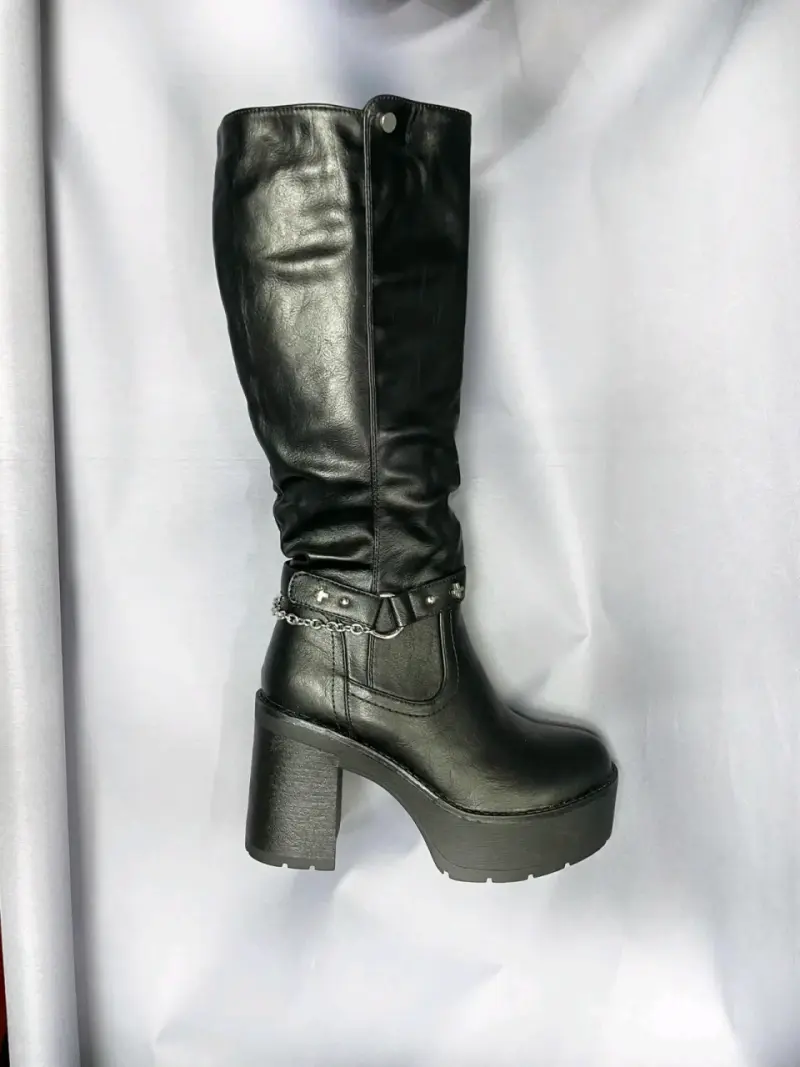 Botas negras de tacón alto - 2