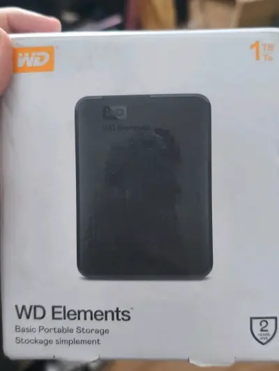 Disco duro externo WD Elements 1TB - miniatura 1