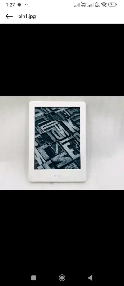 Kindle Amazon 8va Gen Blanco Impecable + Cable De - miniatura 1