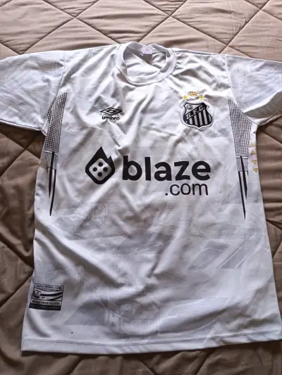 Camiseta blanca Umbro Santos FC - miniatura 1