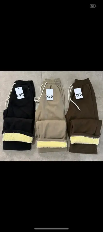 Pantalones símil Cotele con chiporro - miniatura 1