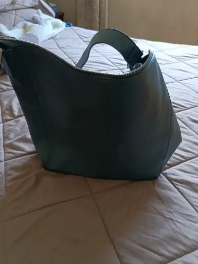 Cartera celeste eco cuero - miniatura 2