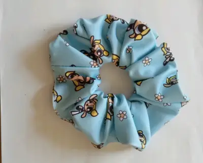 Scrunchies estamoados divertidos - miniatura 2