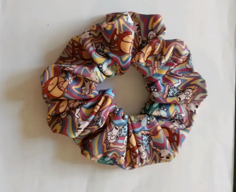 Scrunchies estamoados divertidos - 3