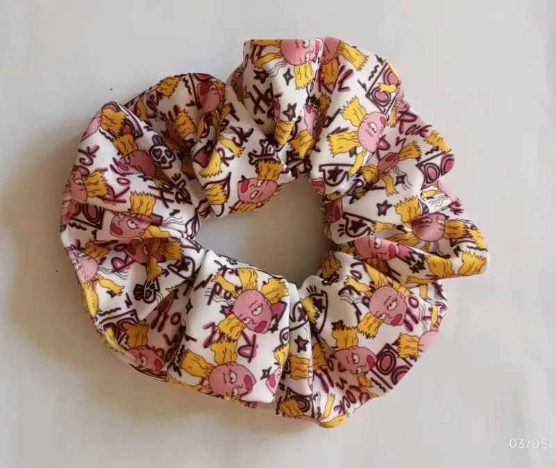 Scrunchies estamoados divertidos - 5