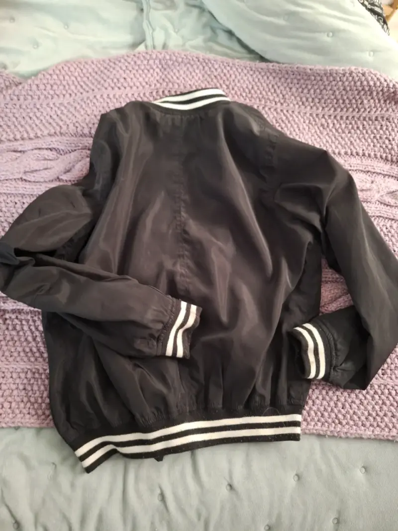 Chaqueta bomber negra - 3