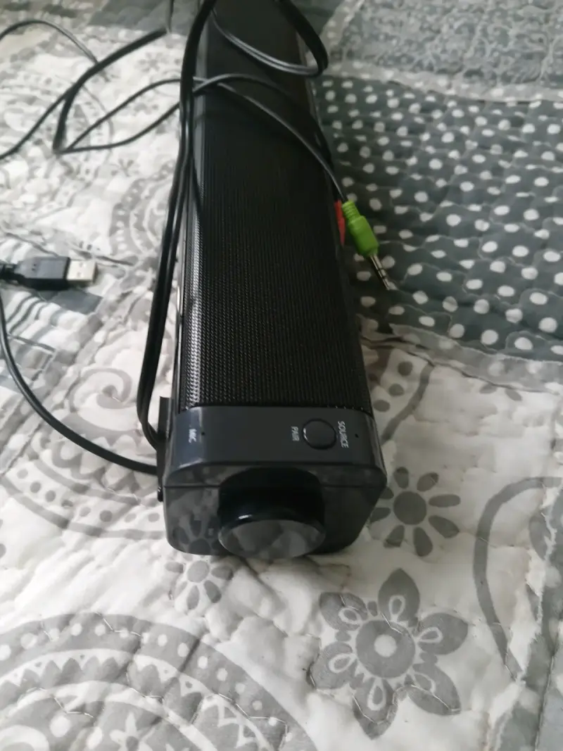Barra de sonido USB negra - 2